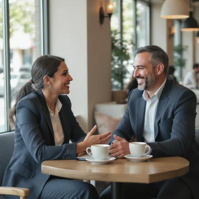 The Perfect First Impression - representing the successful human outcome.