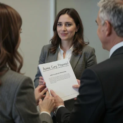 The Deal Is Signed - representing the successful human outcome.